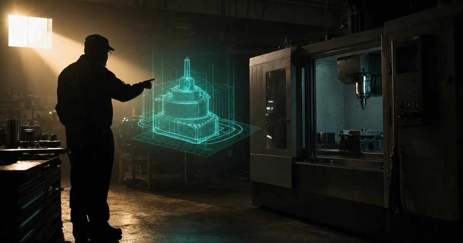 A Master Machinist Brings AI to Work: One Day of Master-AI Collaboration on the Shop Floor